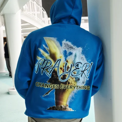 Blue Hoodie Prayer Changes Everything