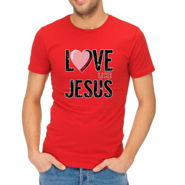Love-Like-Jesus-Red Love Like Jesus - Heart